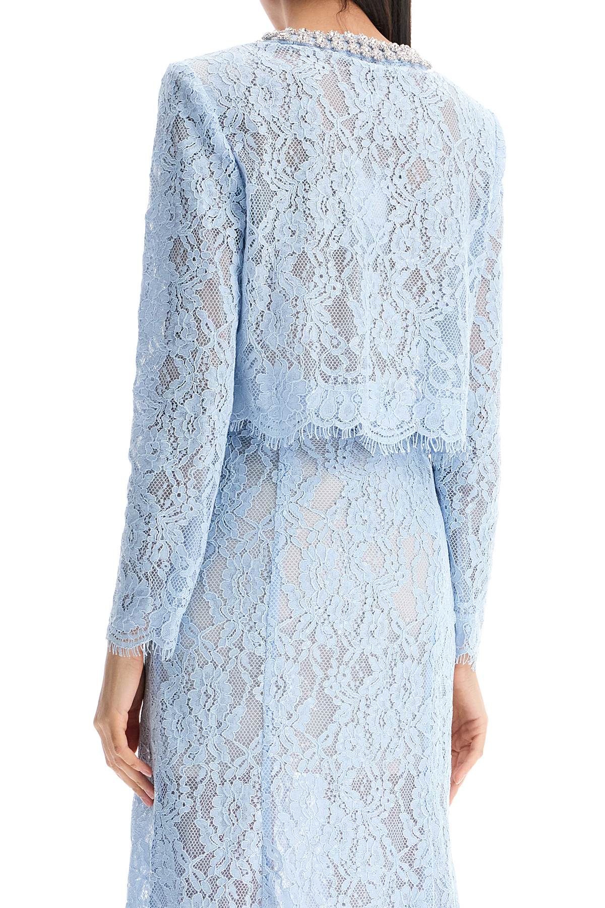 SELF-PORTRAIT LONG-SLEEVED LACE TOP FOR WOMEN