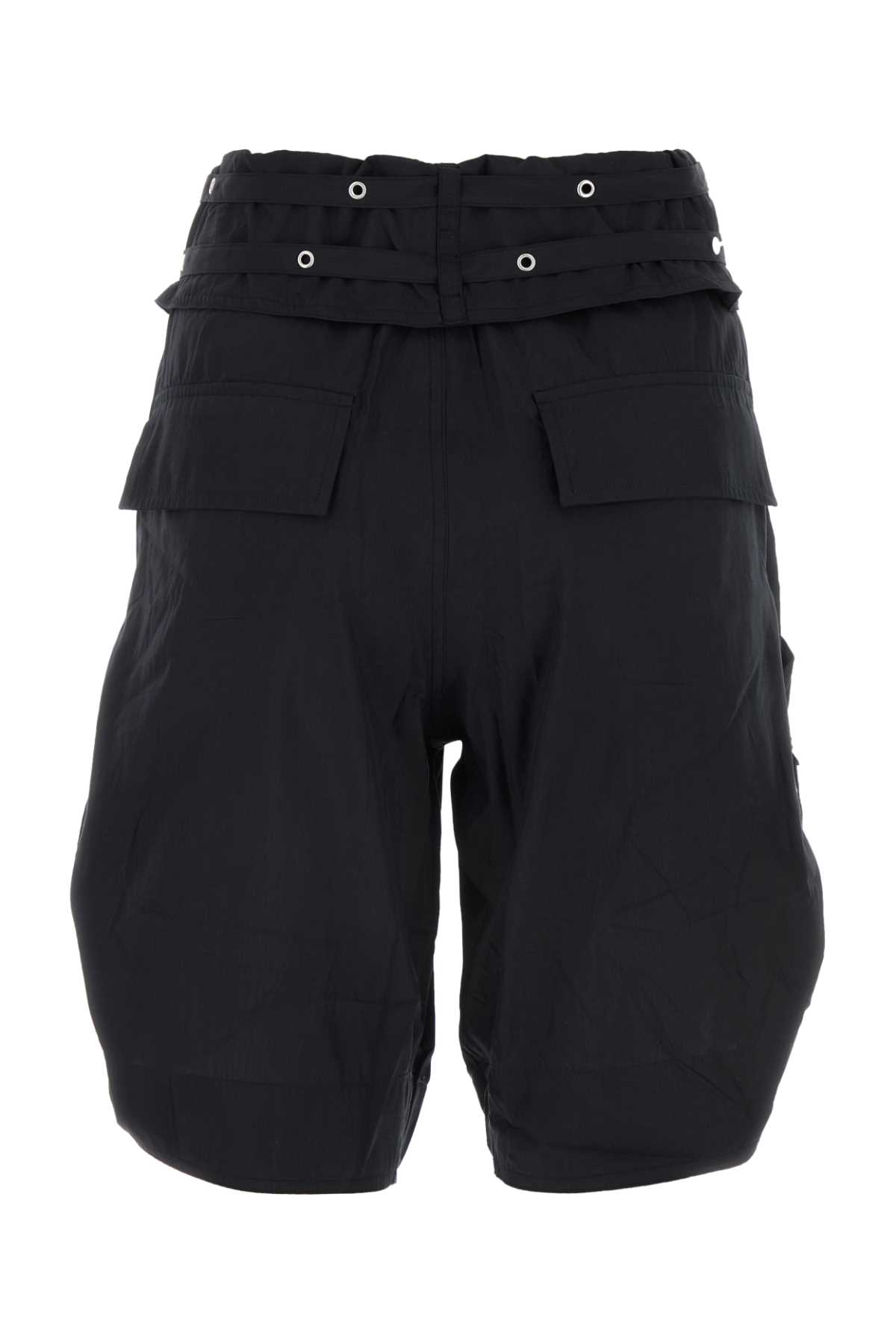 Shop Isabel Marant Black Modal Blend Heidi Bermuda Shorts In Fadedblack