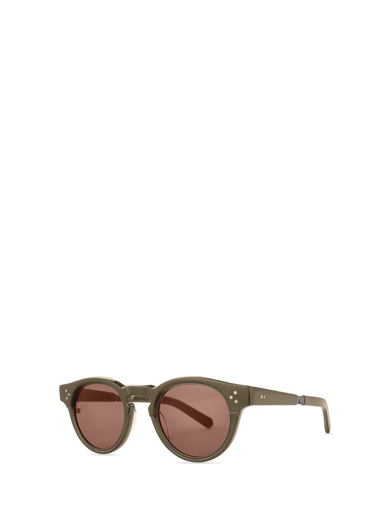 Shop Mr Leight Kennedy S Citrine-chocolate Gold/orchid Sunglasses