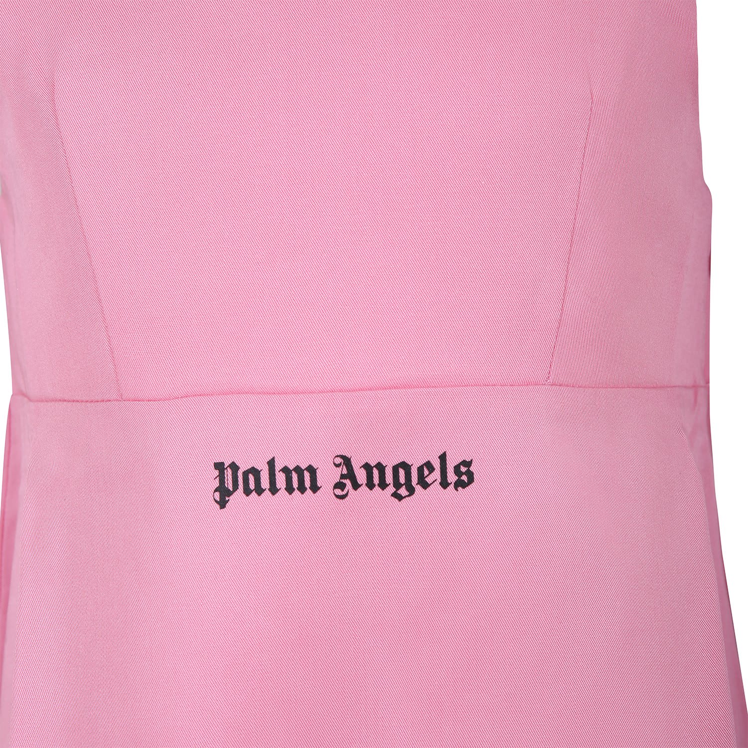 Shop Palm Angels Pink Dress For Girl With Logo