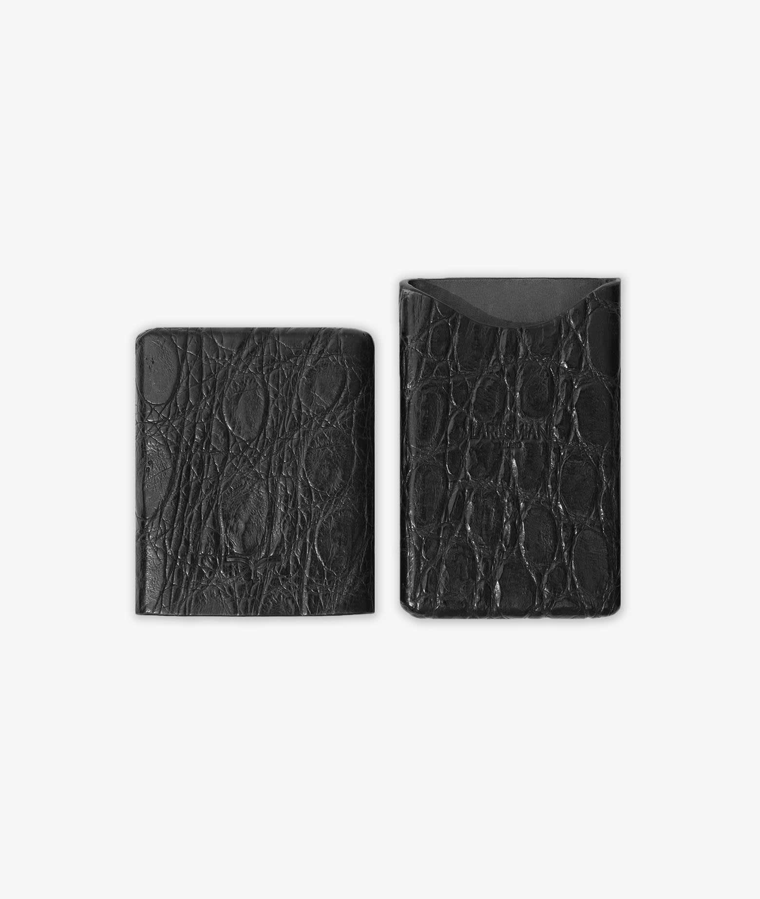 Larusmiani Cardholder Wallet In Black