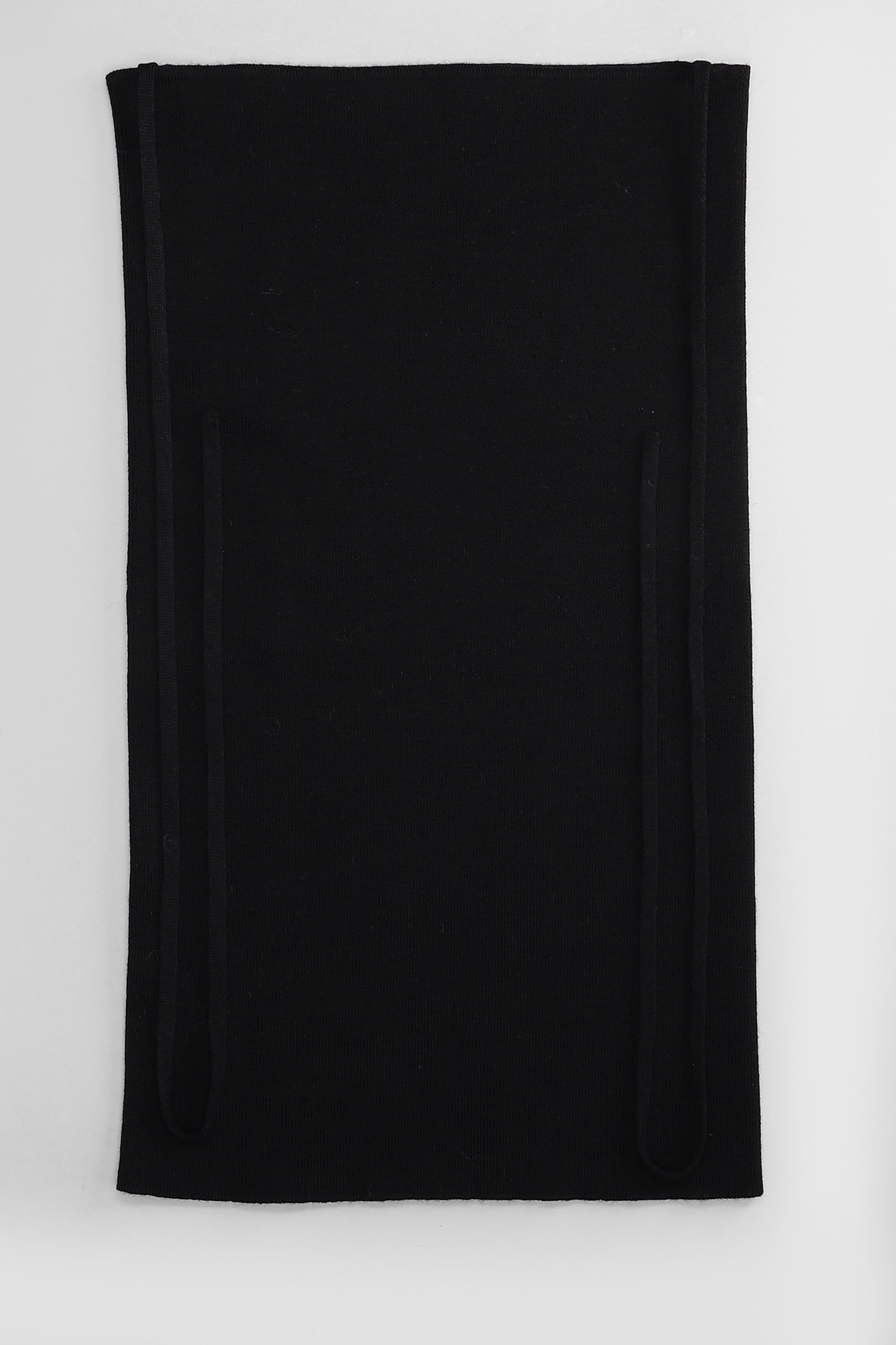 Shop Lemaire Scarve In Black Wool