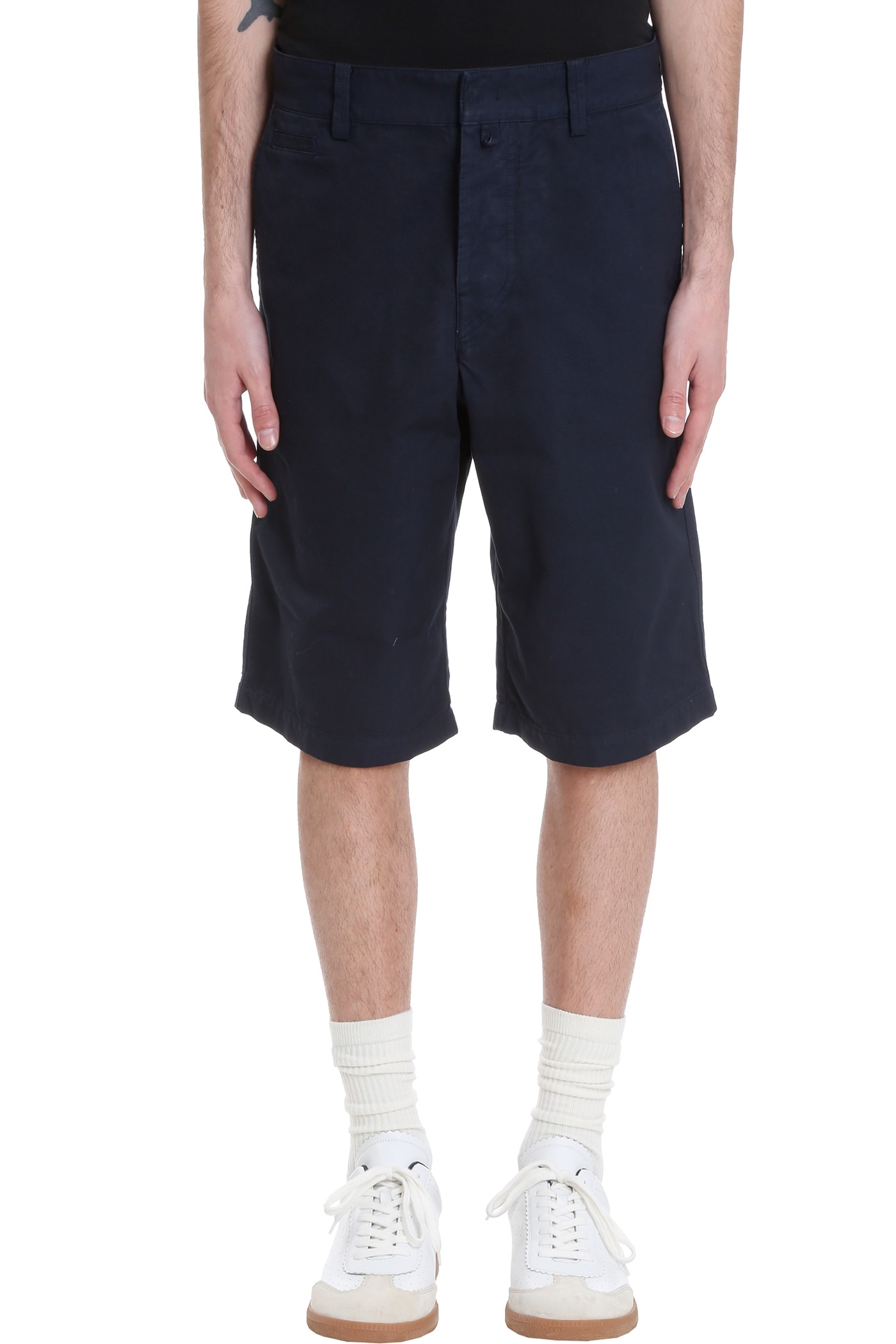 Isabel Marant Lorian Shorts In Blue Cotton