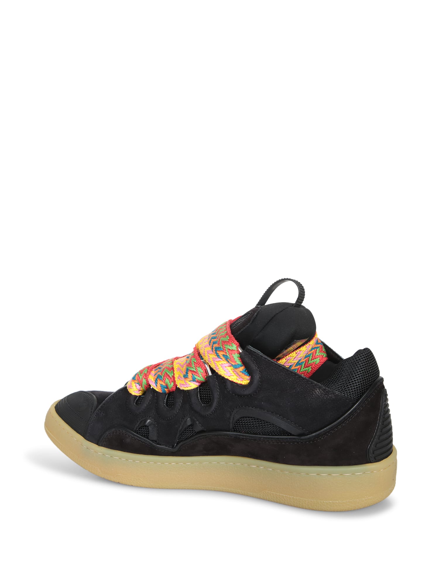 Shop Lanvin Black Curb Sneakers