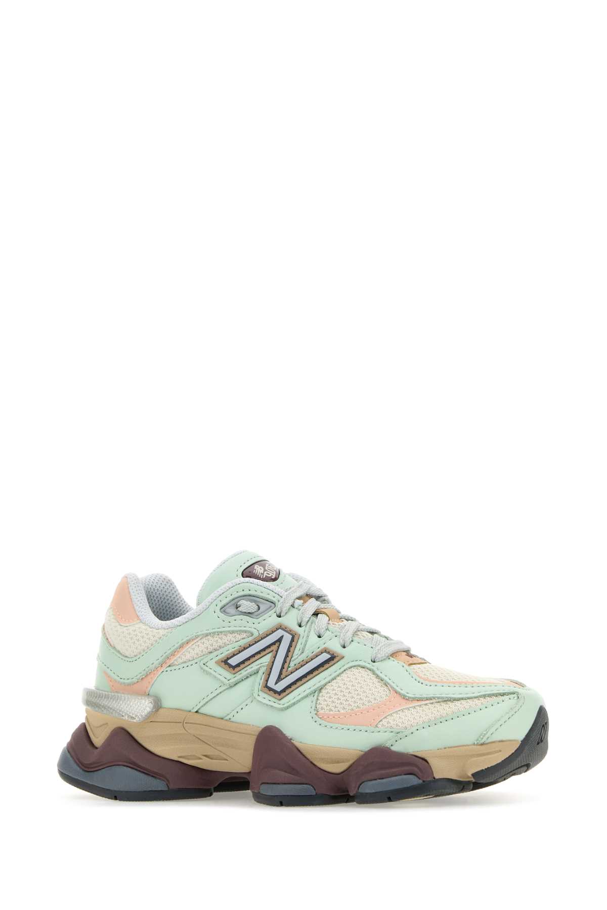 Shop New Balance Multicolor Mesh And Suede 9060 Sneakers In Clayashwhite
