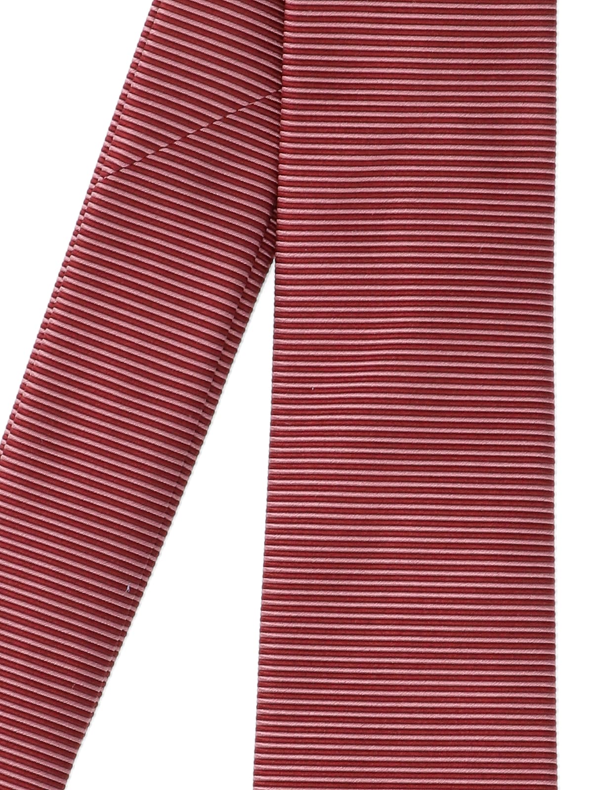 Shop Ferragamo Striped Tie In Red