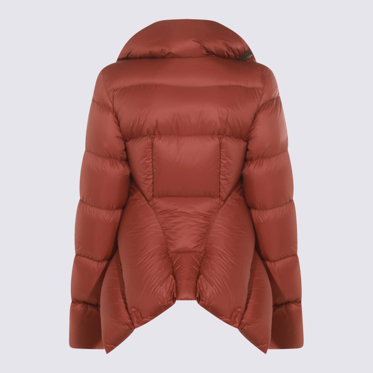 Rick Owens Insulated Long Sleeve Puffer Jacket In Gold