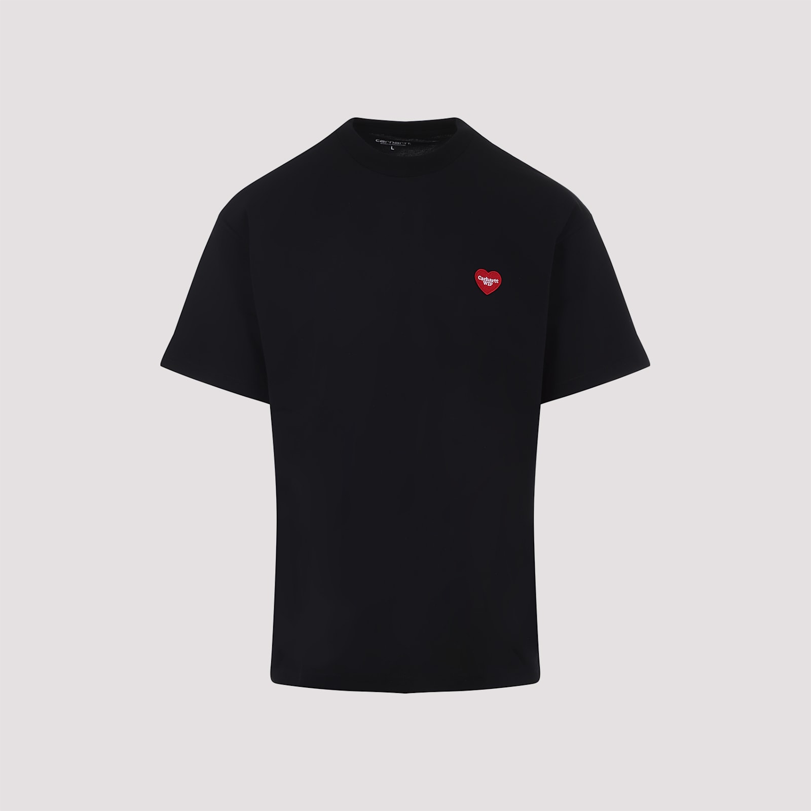 Carhartt Heart Motif Crew Neck Graphic Print T-shirt In Black