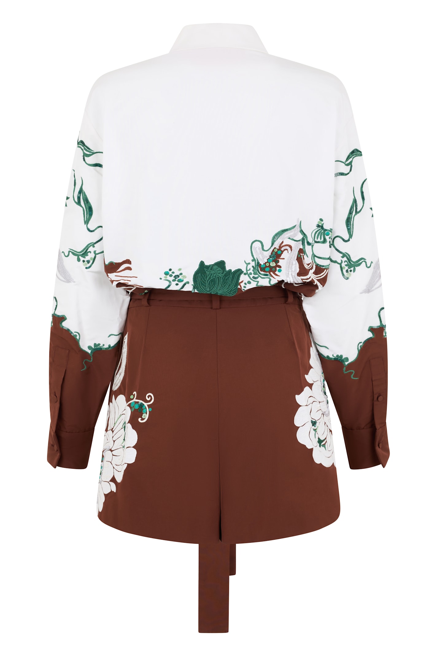 Valentino Embroidered Short Jumpsuit In Multi