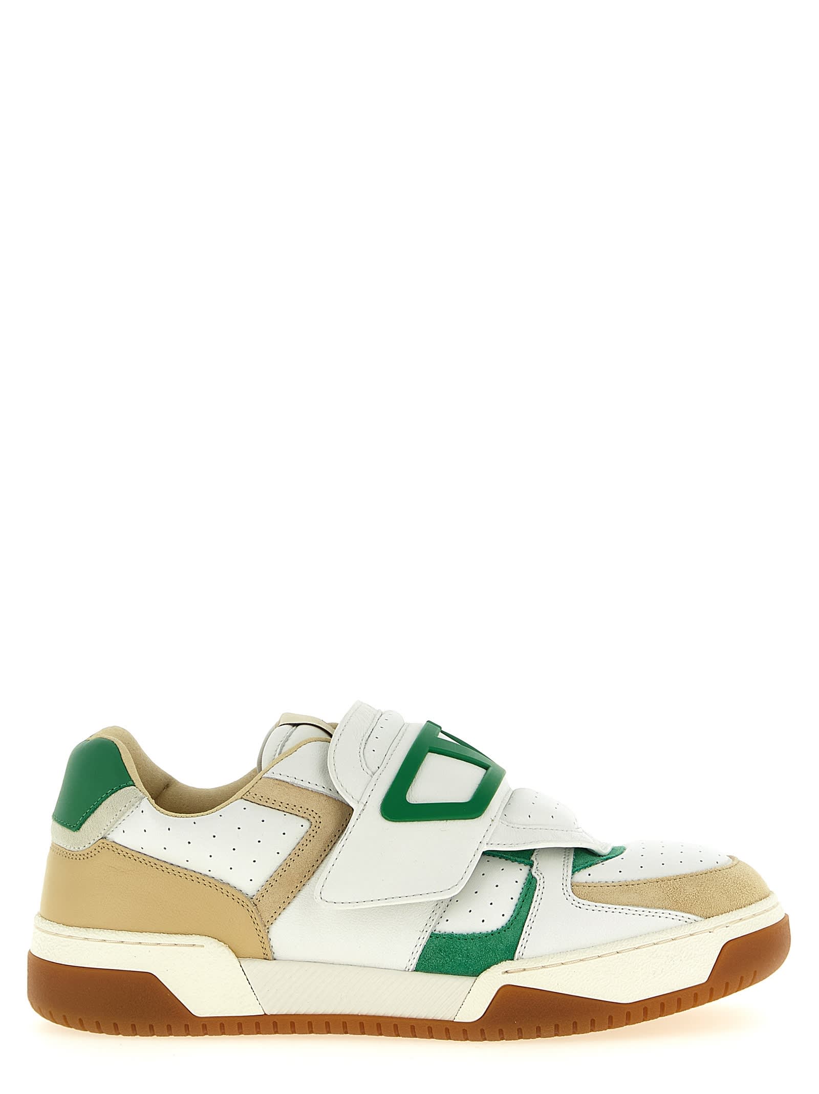 Valentino Garavani Vg Joie De Jouer Sneaker In Nappa Calfskin In White