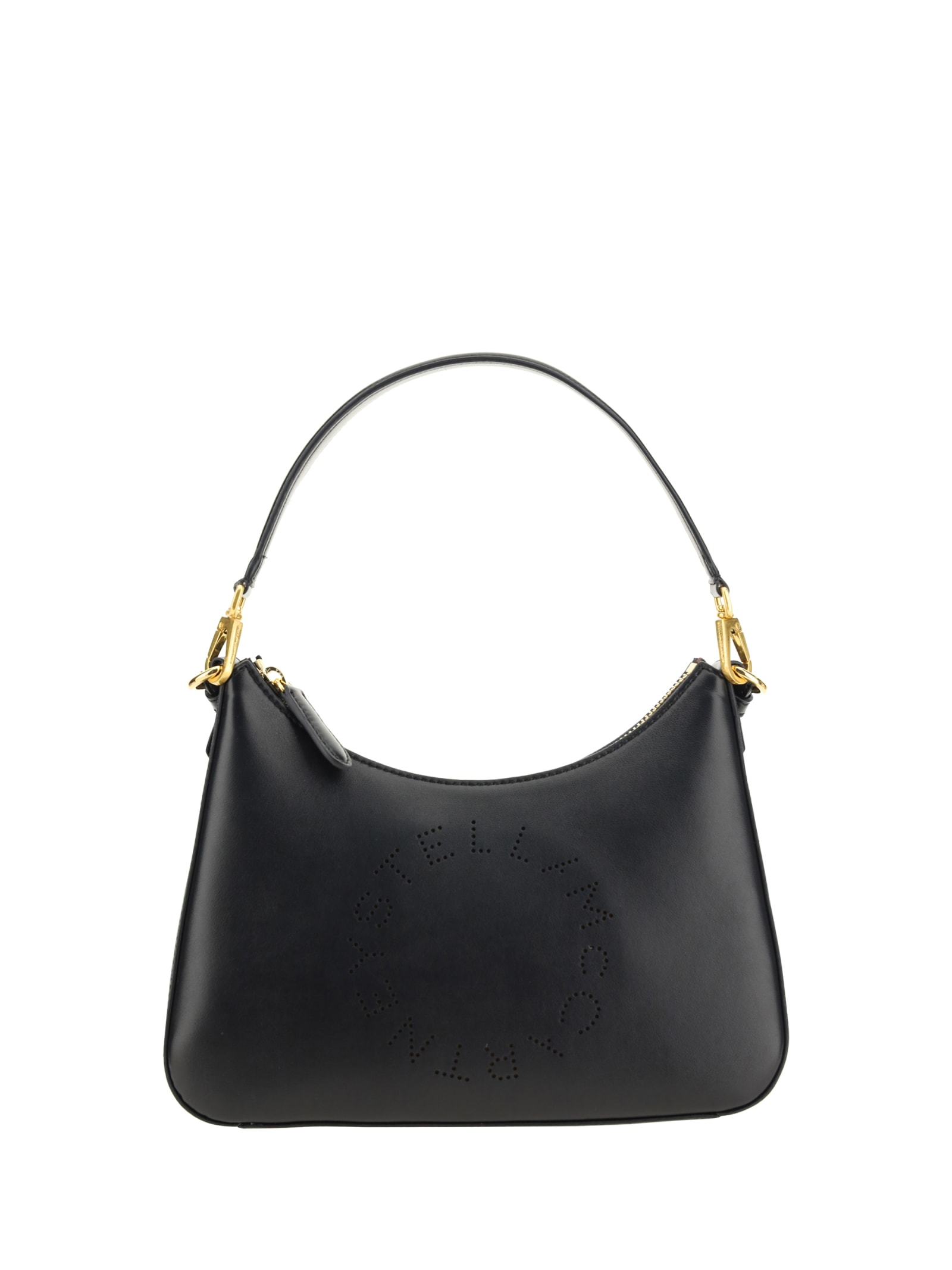 Shop Stella Mccartney Alter Mat Shoulder Bag In Black