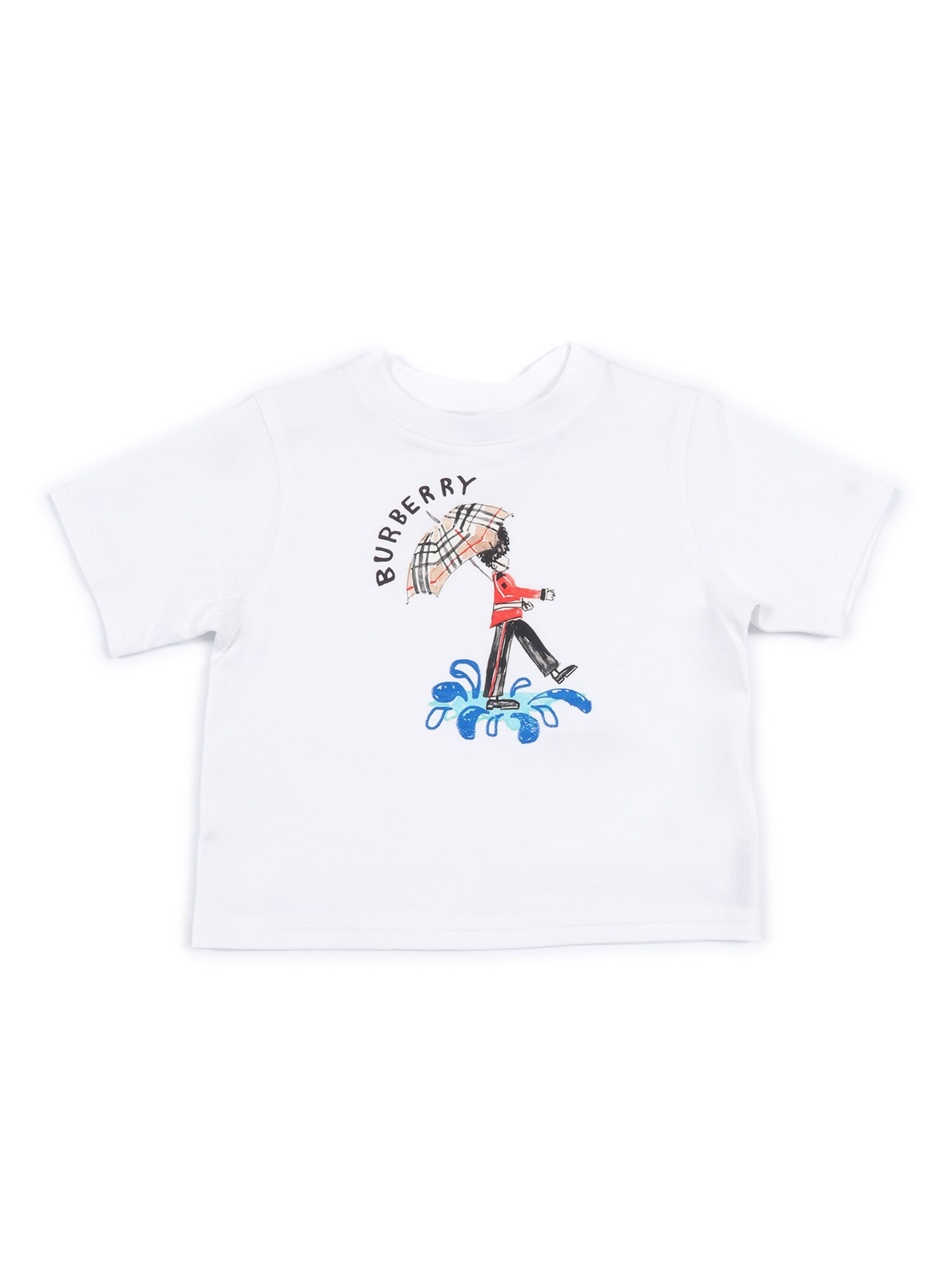 Burberry Inf Boy T-shirts In White