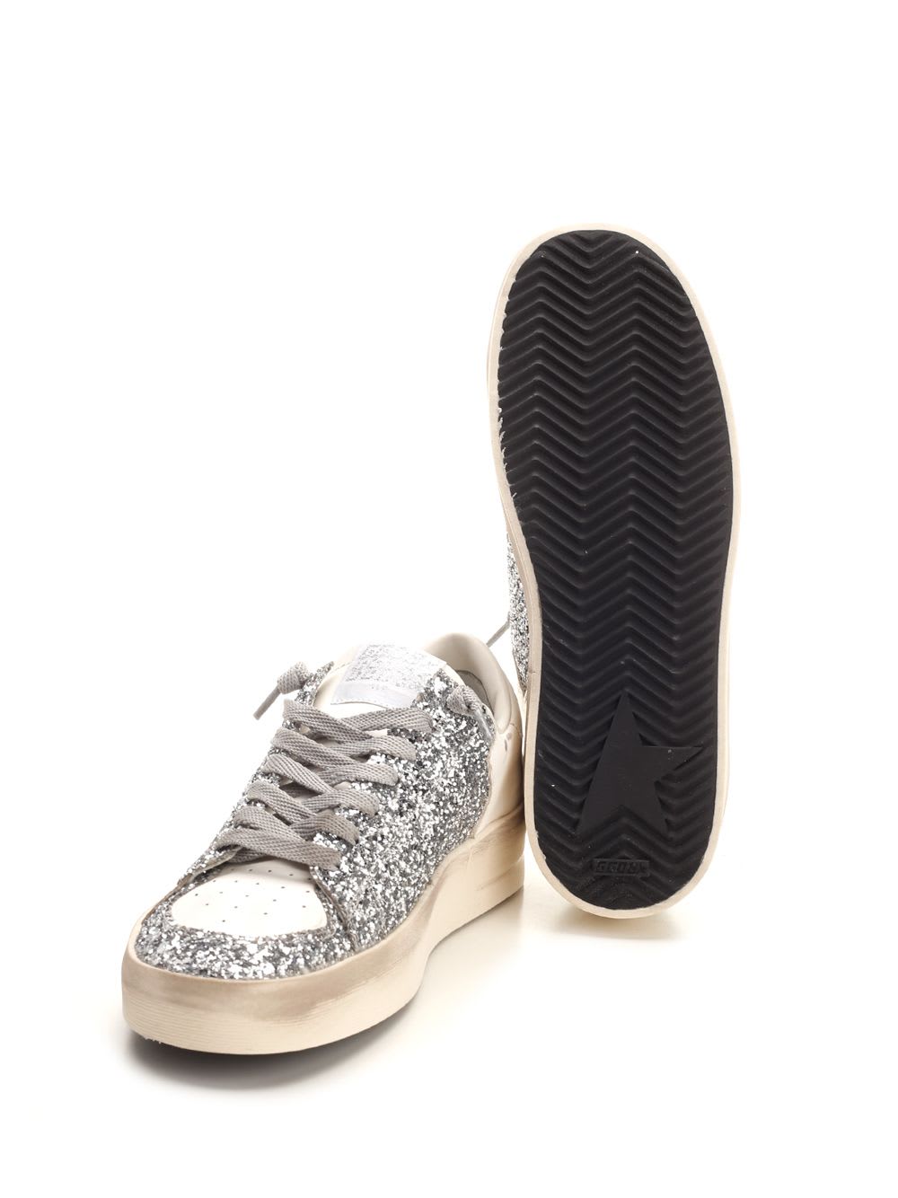 Golden Goose Stardan Leather Sneakers In Multi