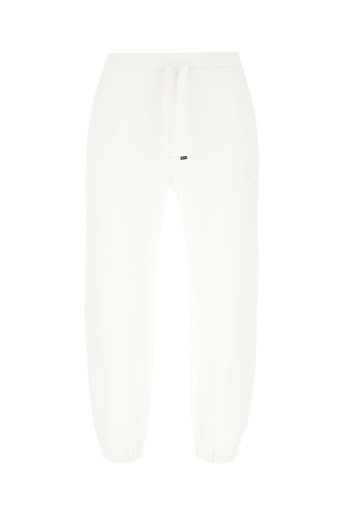 White Cotton Joggers