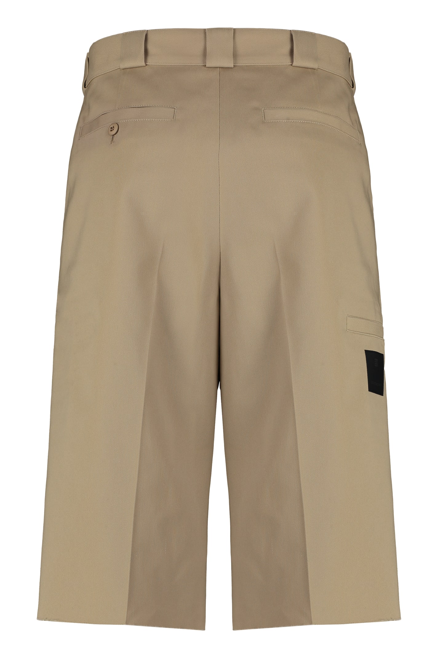 Givenchy Regular Fit Bermuda Chino Pants In Beige