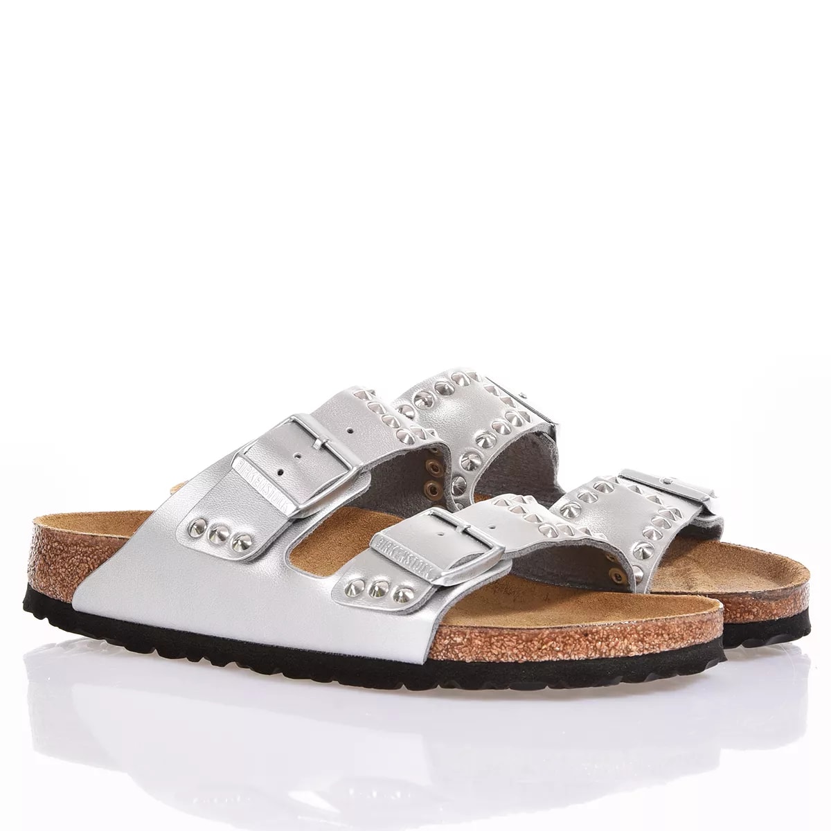 MIMANERA BIRKENSTOCK ARIZONA SILVER STUDS 