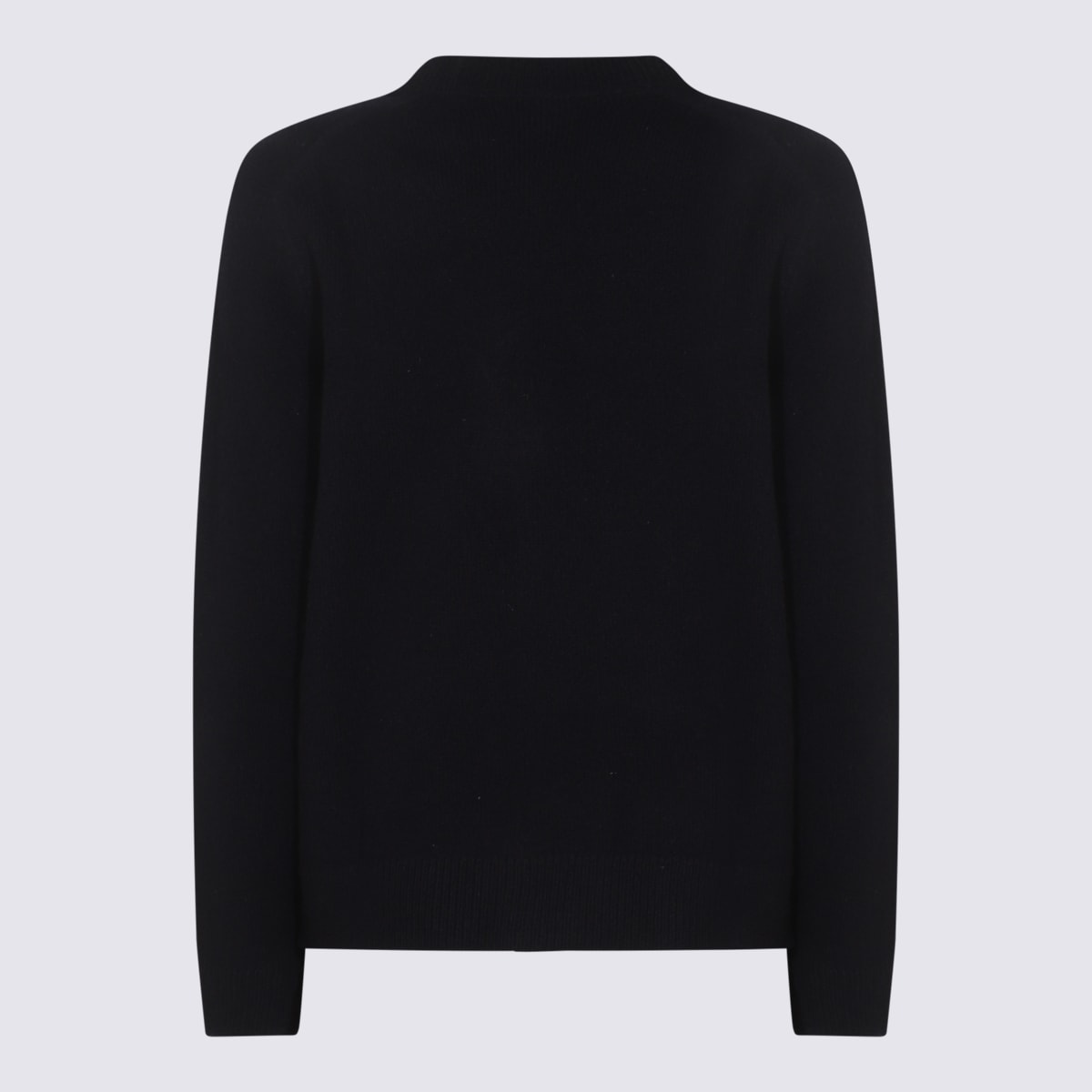 Shop Maison Kitsuné Navy Blue Wool Knitwear