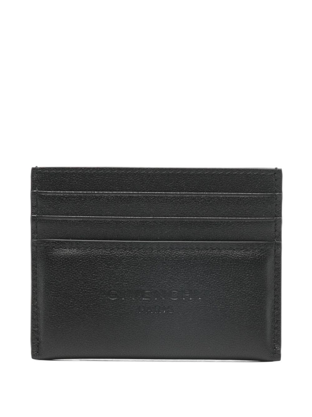 Givenchy Leather Credit Card Case In Black