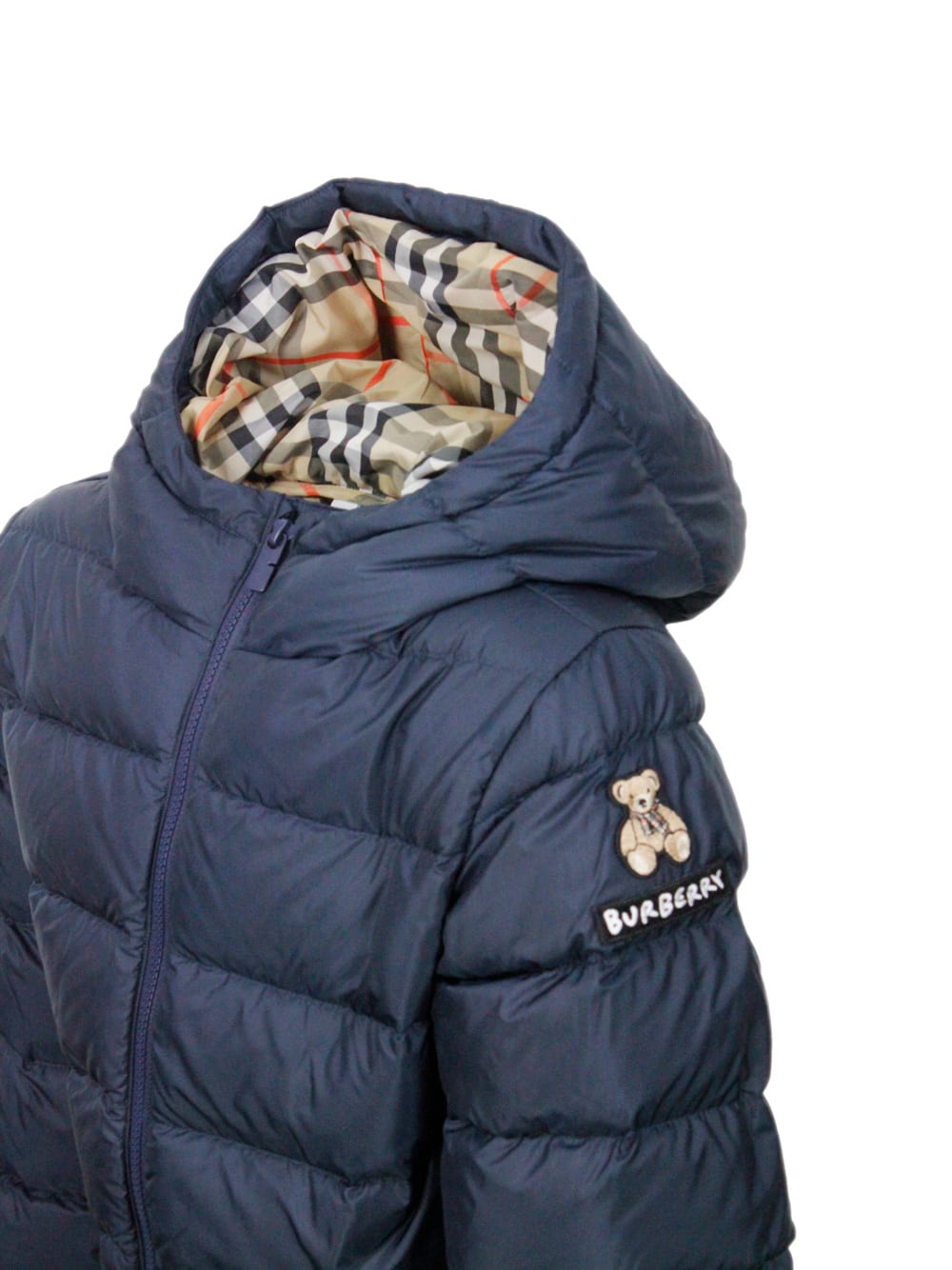 Burberry Jacket In Blue