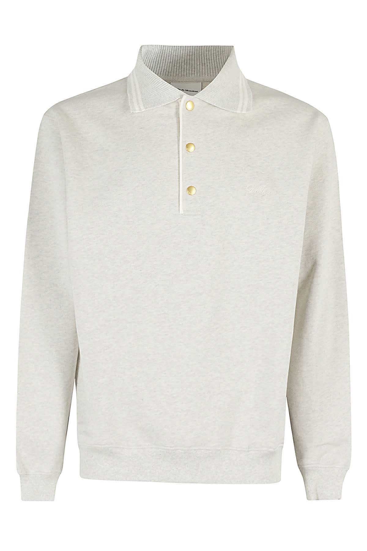 Shop Drôle De Monsieur Le Polo Drole In Gy Grey