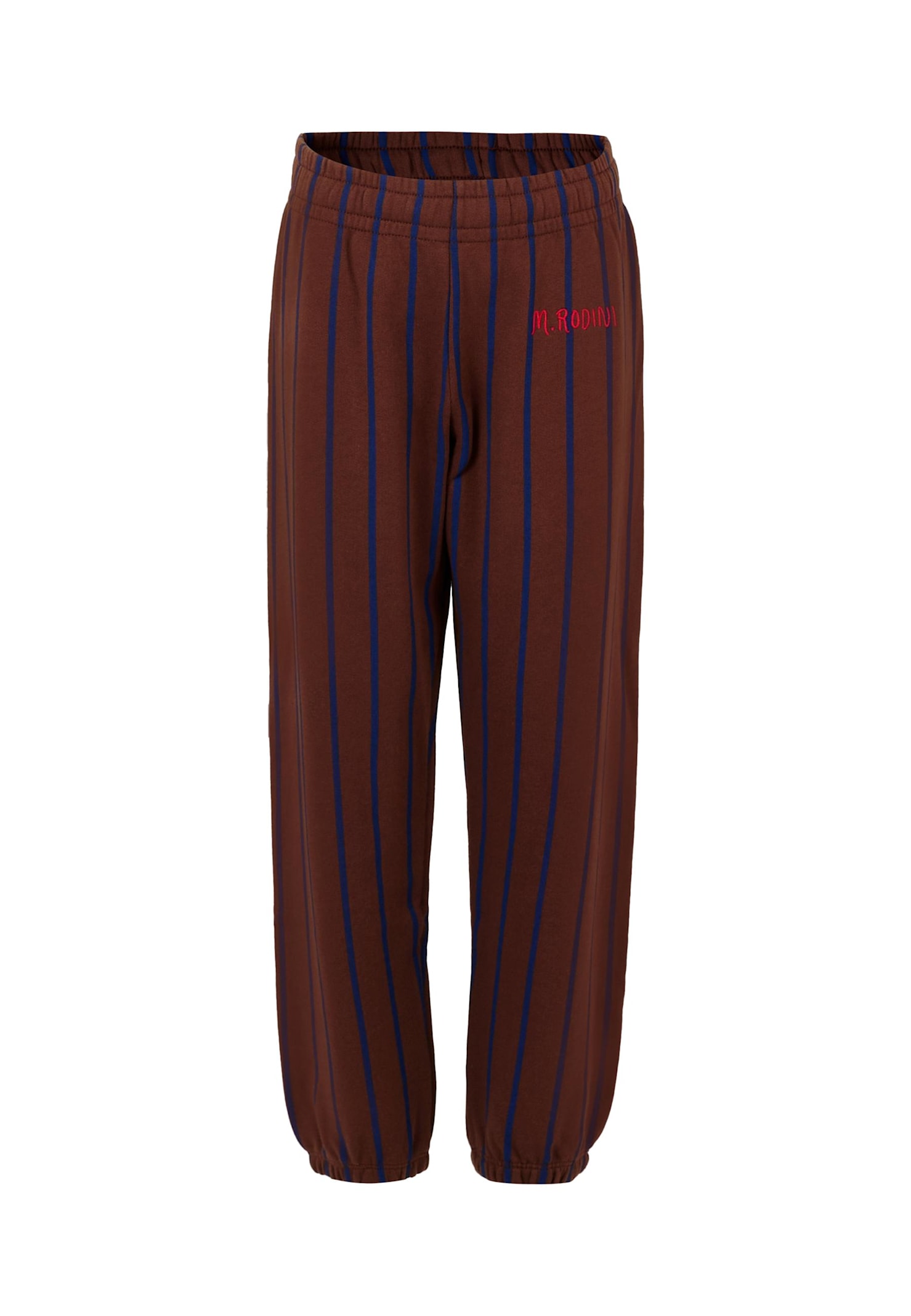 Mini Rodini Brown Trousers For Boy With Logo In Brown