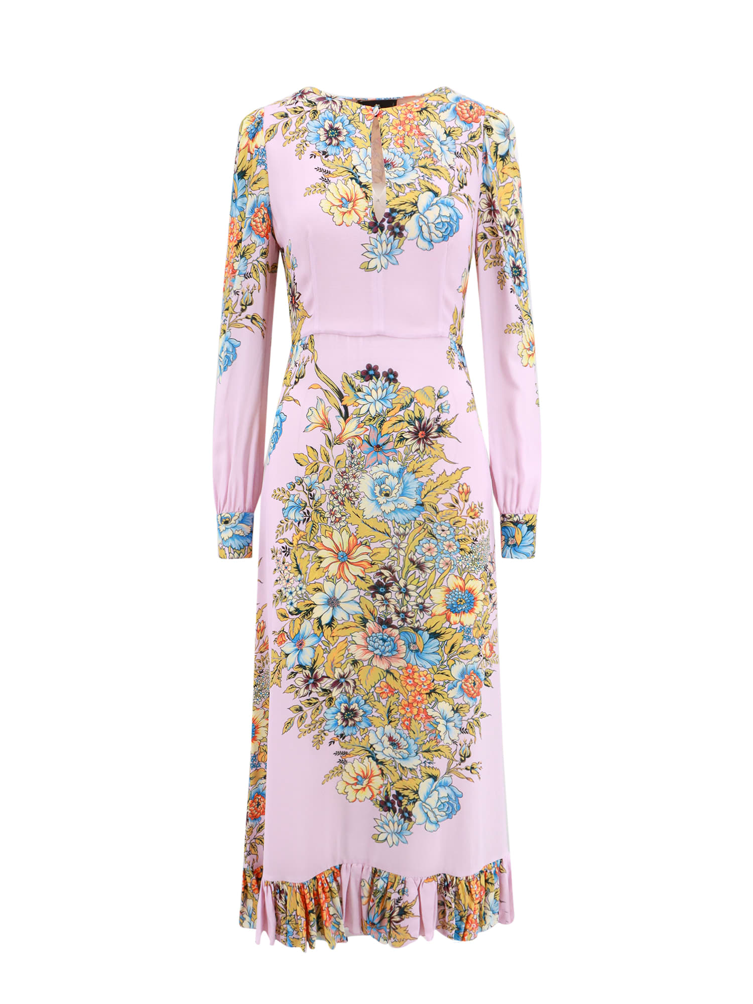 Shop Etro Dress In Purple