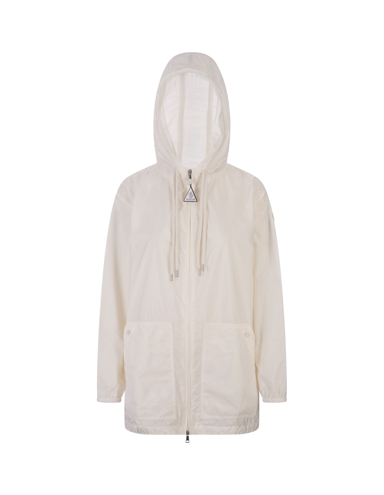 Shop Moncler White Iole Parka