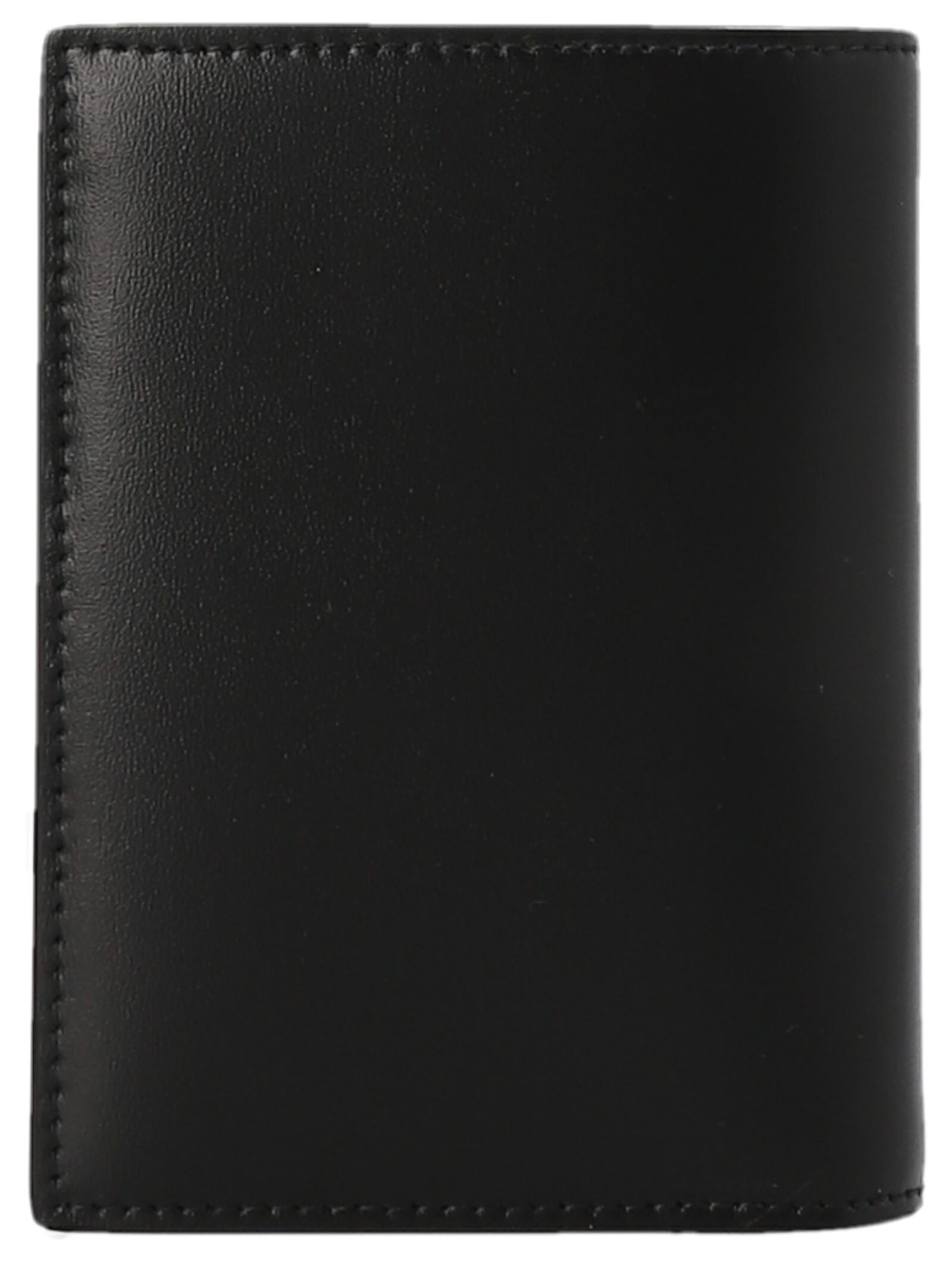 Saint Laurent Tiny Cassandre Card Holder In Black