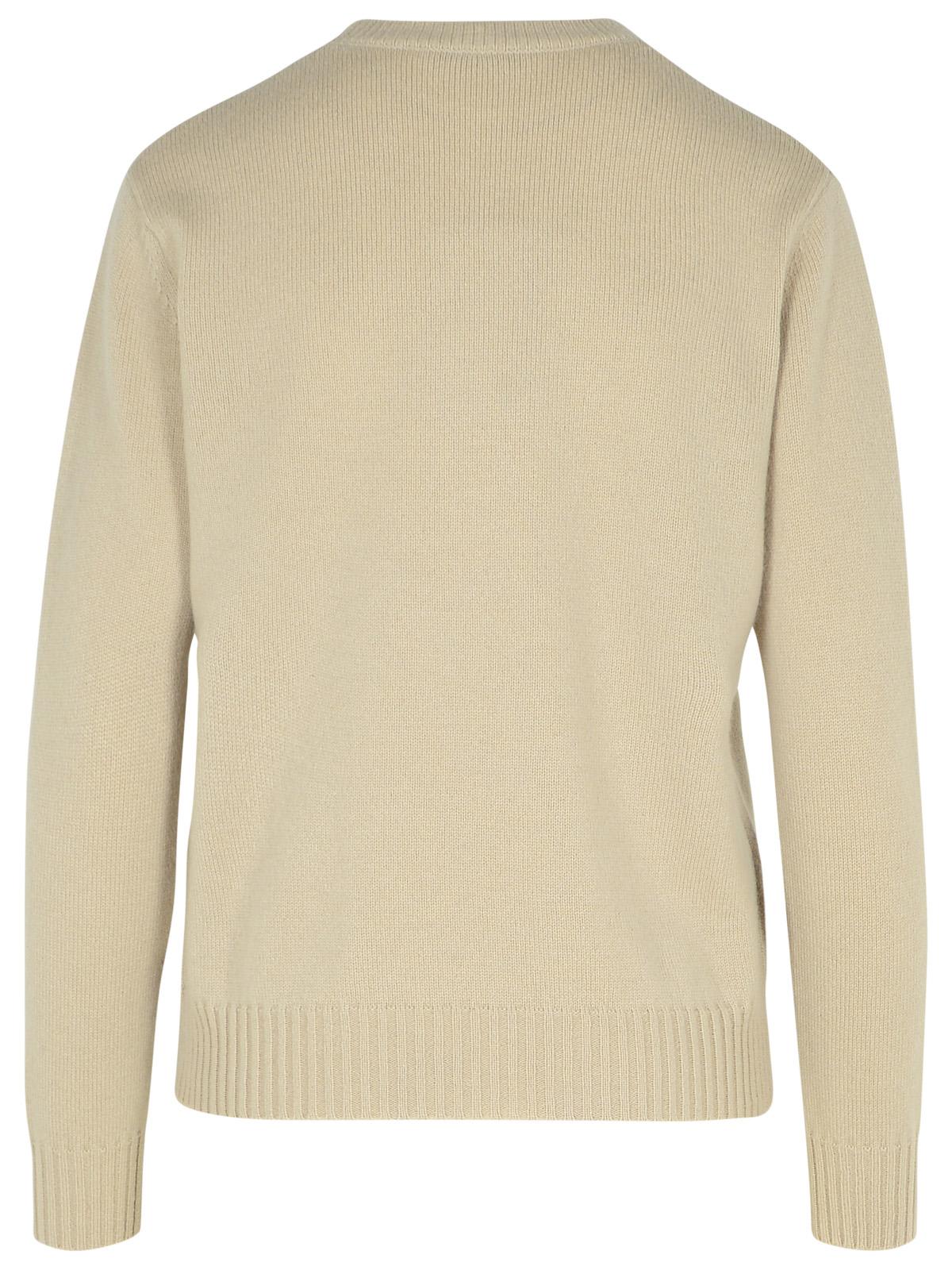 MAX MARA VIGLIO BEIGE CASHMERE SWEATER 