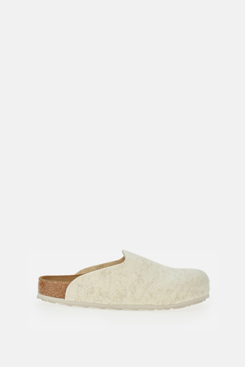 Birkenstock Amsterdam Wool Felt Eggshell Clogs In Neutral