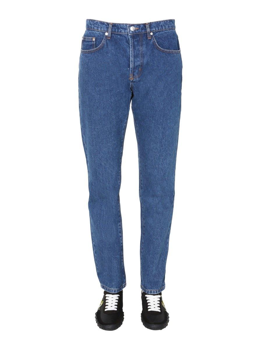Kenzo Mid-rise Straight-leg Jeans In Blue