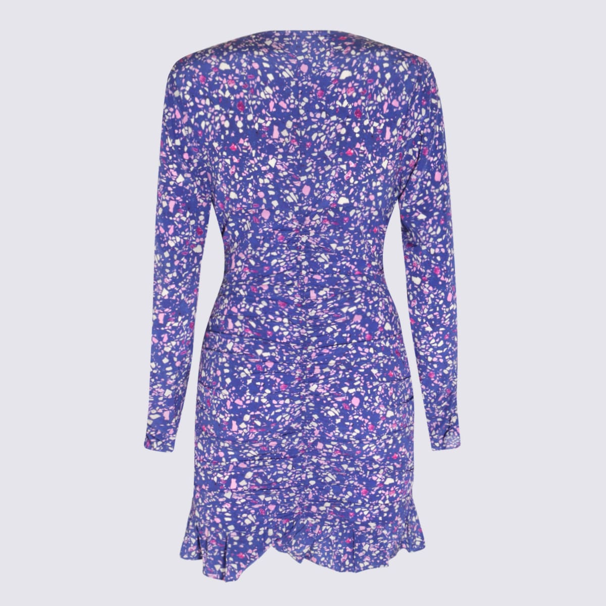 Shop Isabel Marant Blue Silk Lara Dress