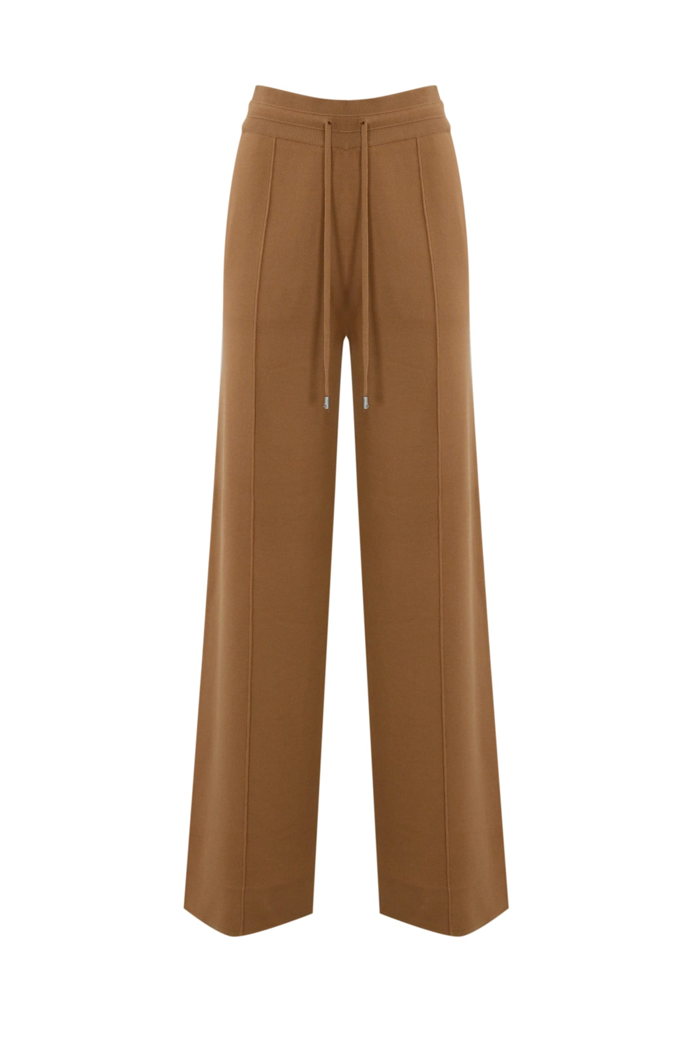 Shop Pinko Gardenia Fleece Trousers In Scoiattolo Chiaro