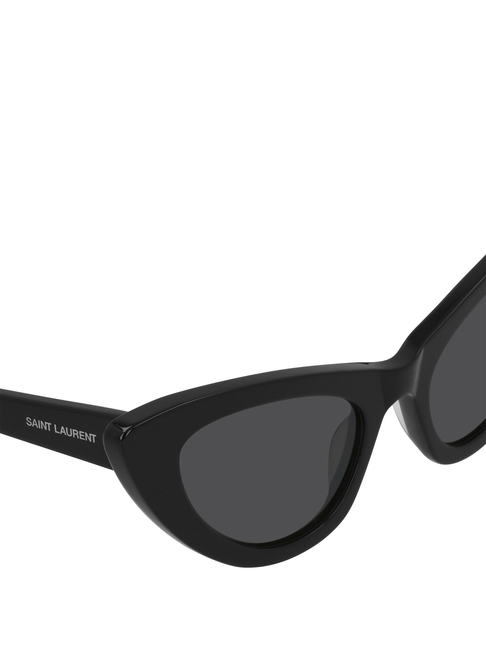Shop Saint Laurent Sl 213 Black Sunglasses