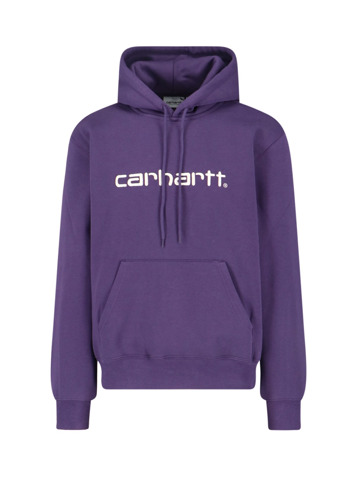 Carhartt Hooded Sweatshirt Featuring Kangaroo Pocket In Purple