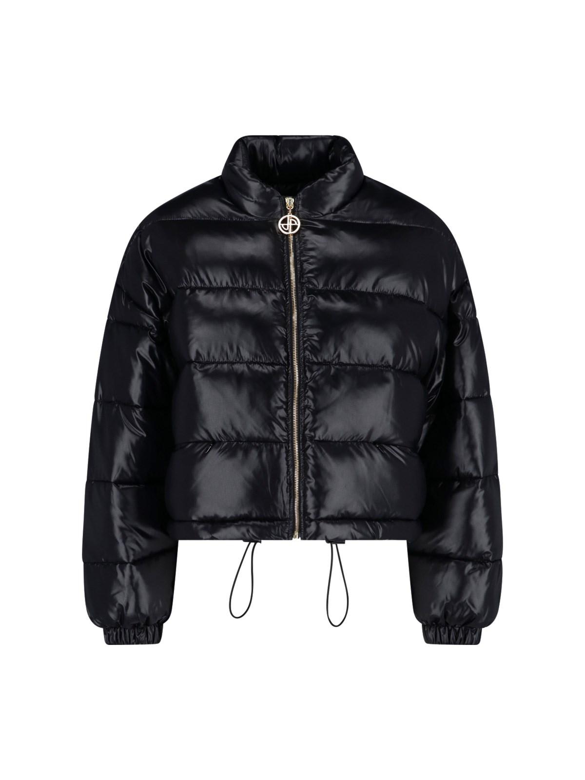 Shop Patou Logo Puffer Jacket In Nero