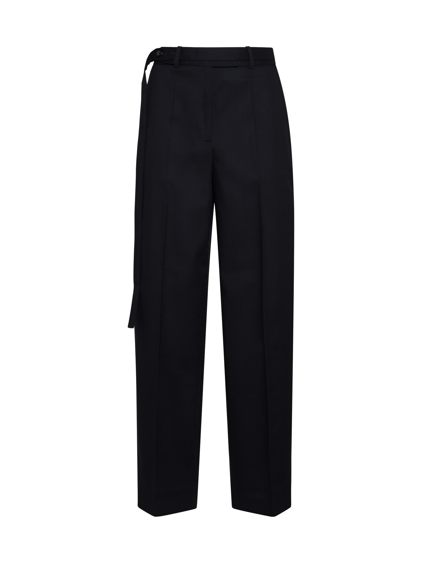 Shop Rohe Pants In Blue