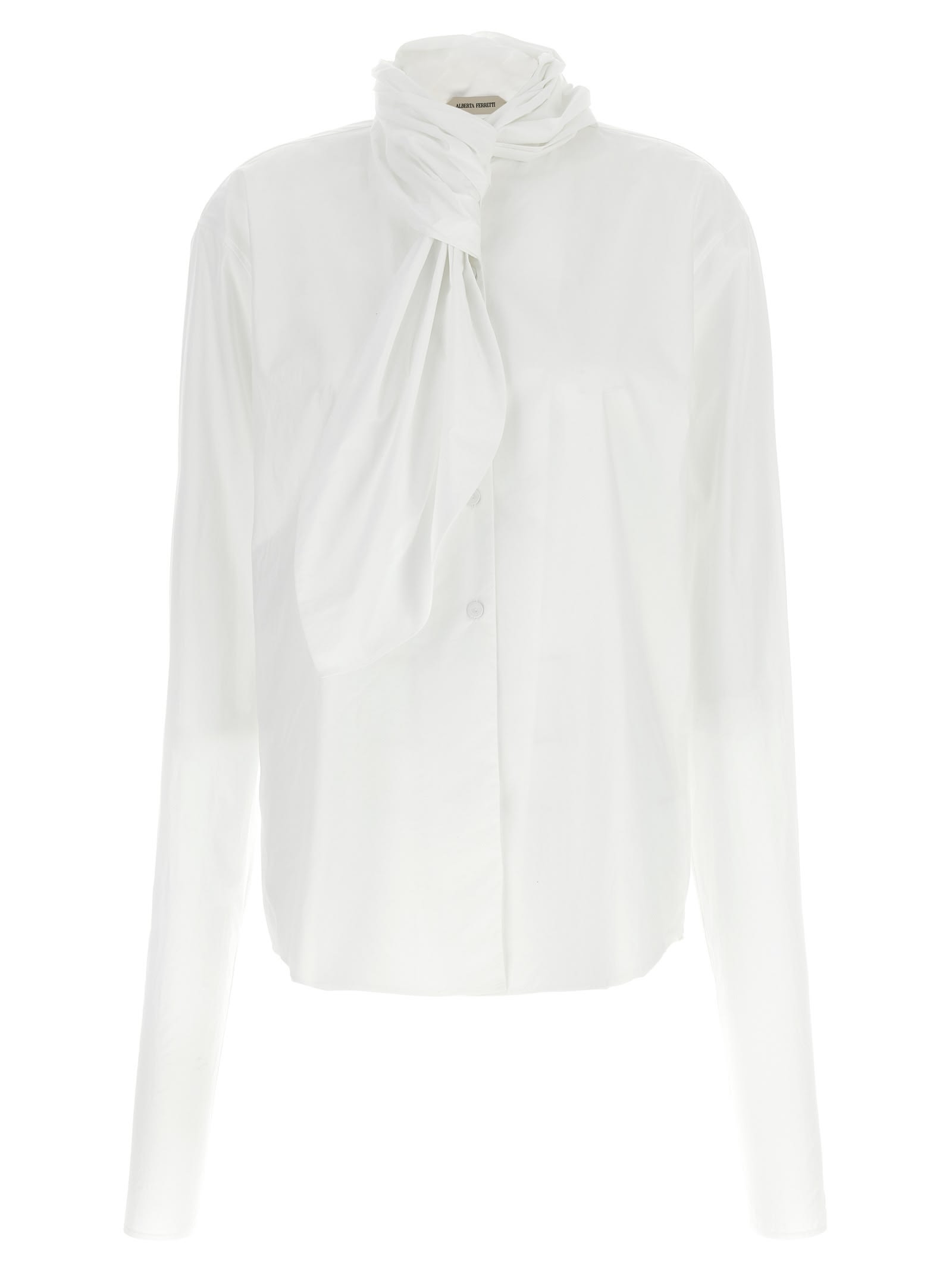 Alberta Ferretti Tie Shirt