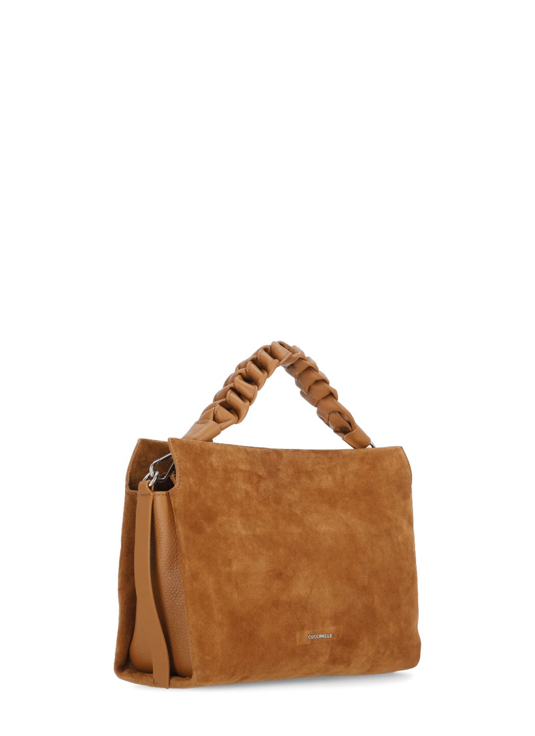 Shop Coccinelle Boheme Suede Shoulder Bag In Brown