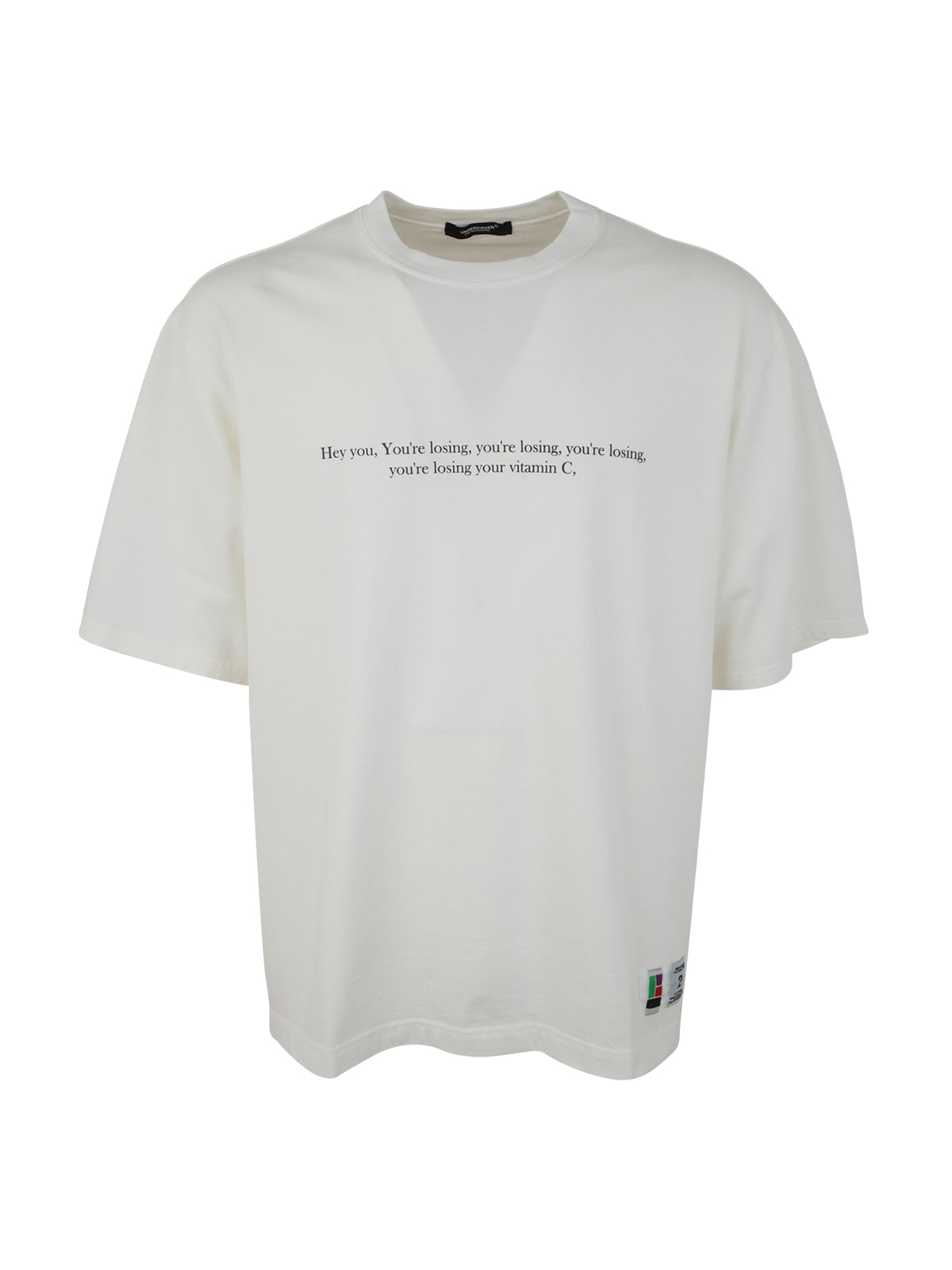 Shop Undercover C/s T-shirt In Off White