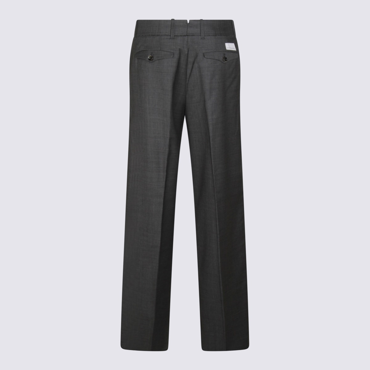 Nine In The Morning Button-fastening Trousers In Gray