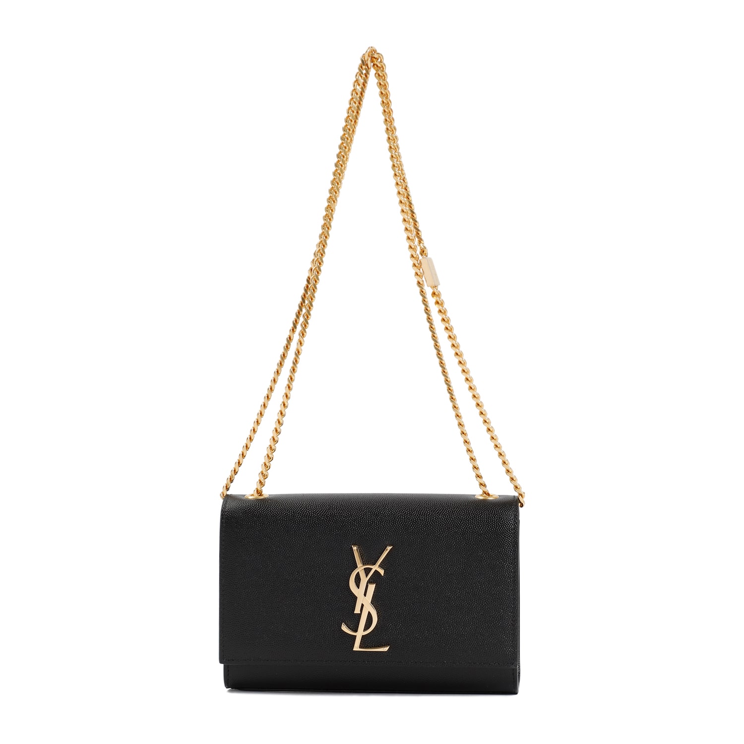 Saint Laurent Kate Small Chain Bag In Black