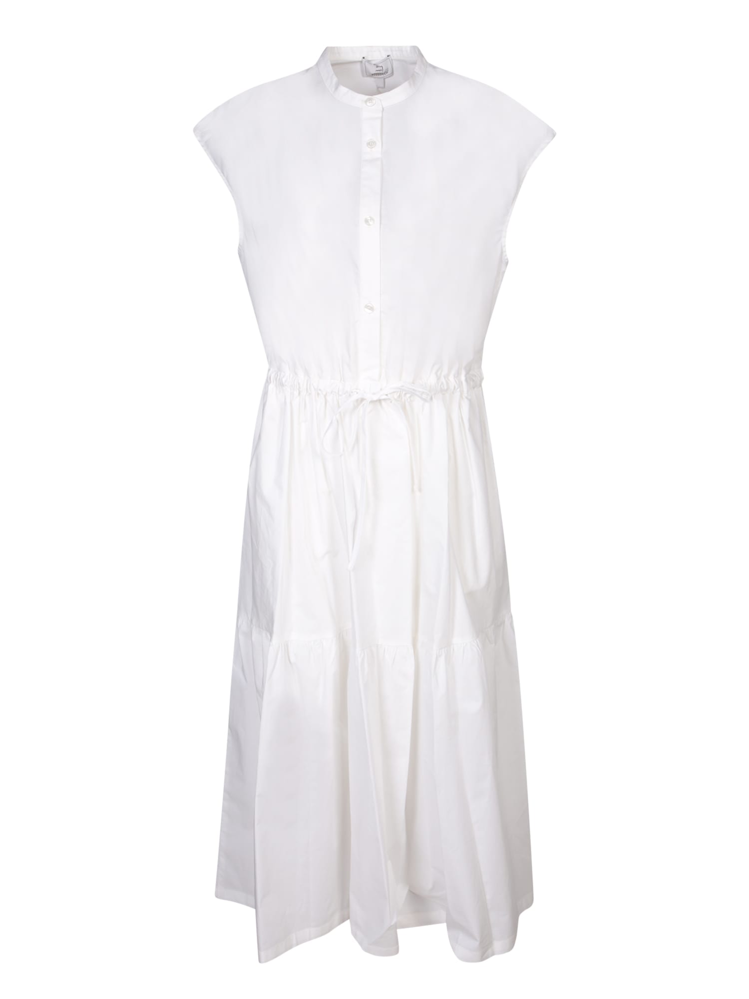 White Midi Shirt Dress