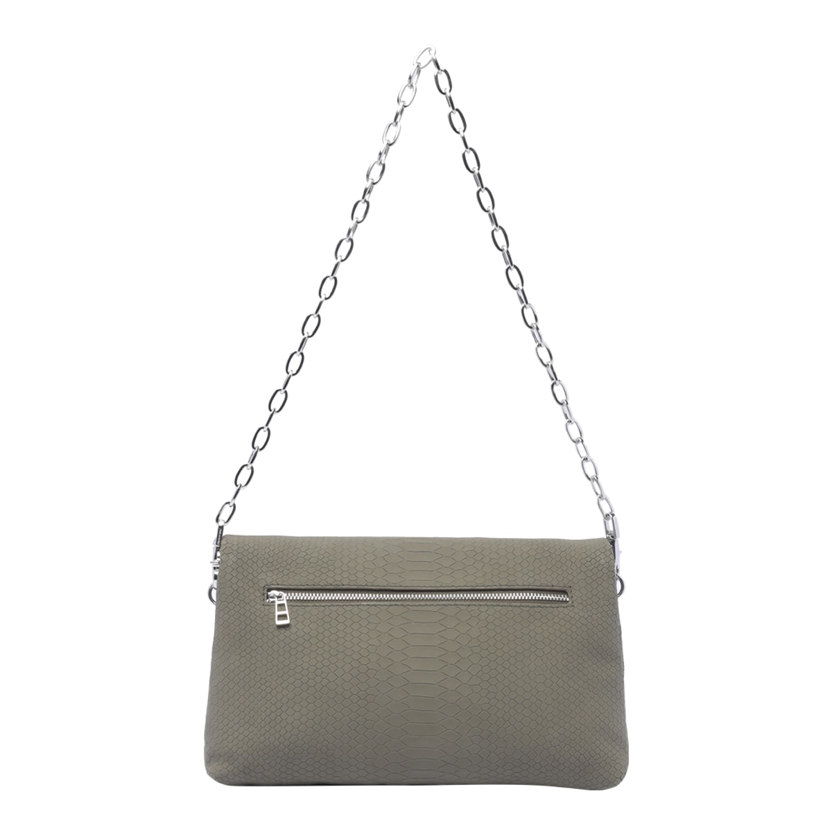 Shop Zadig &amp; Voltaire Rocky Soft Savage Crossbody Bag In Green