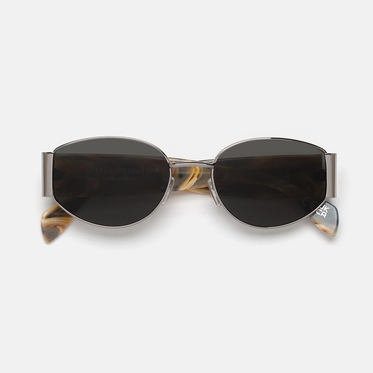 X Boogie Silver Green Sunglasses