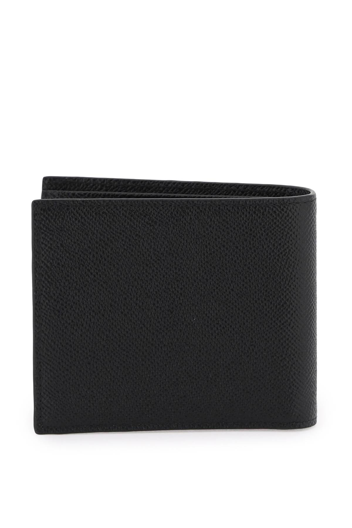 Shop Dolce & Gabbana Dauphine Leather Wallet In Nero