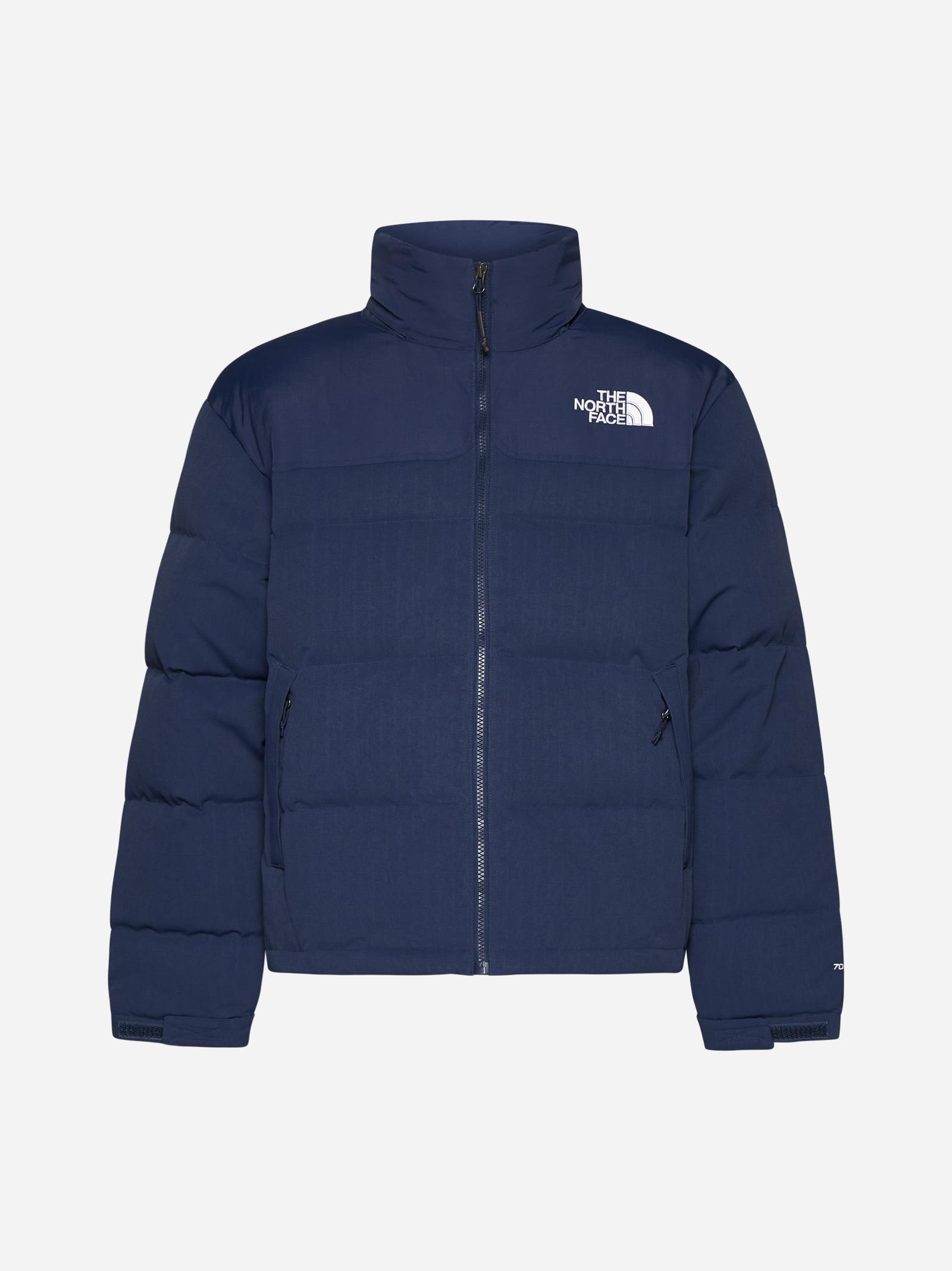 Shop The North Face M 92 Quilted Ripstop Down Jacket In Blue