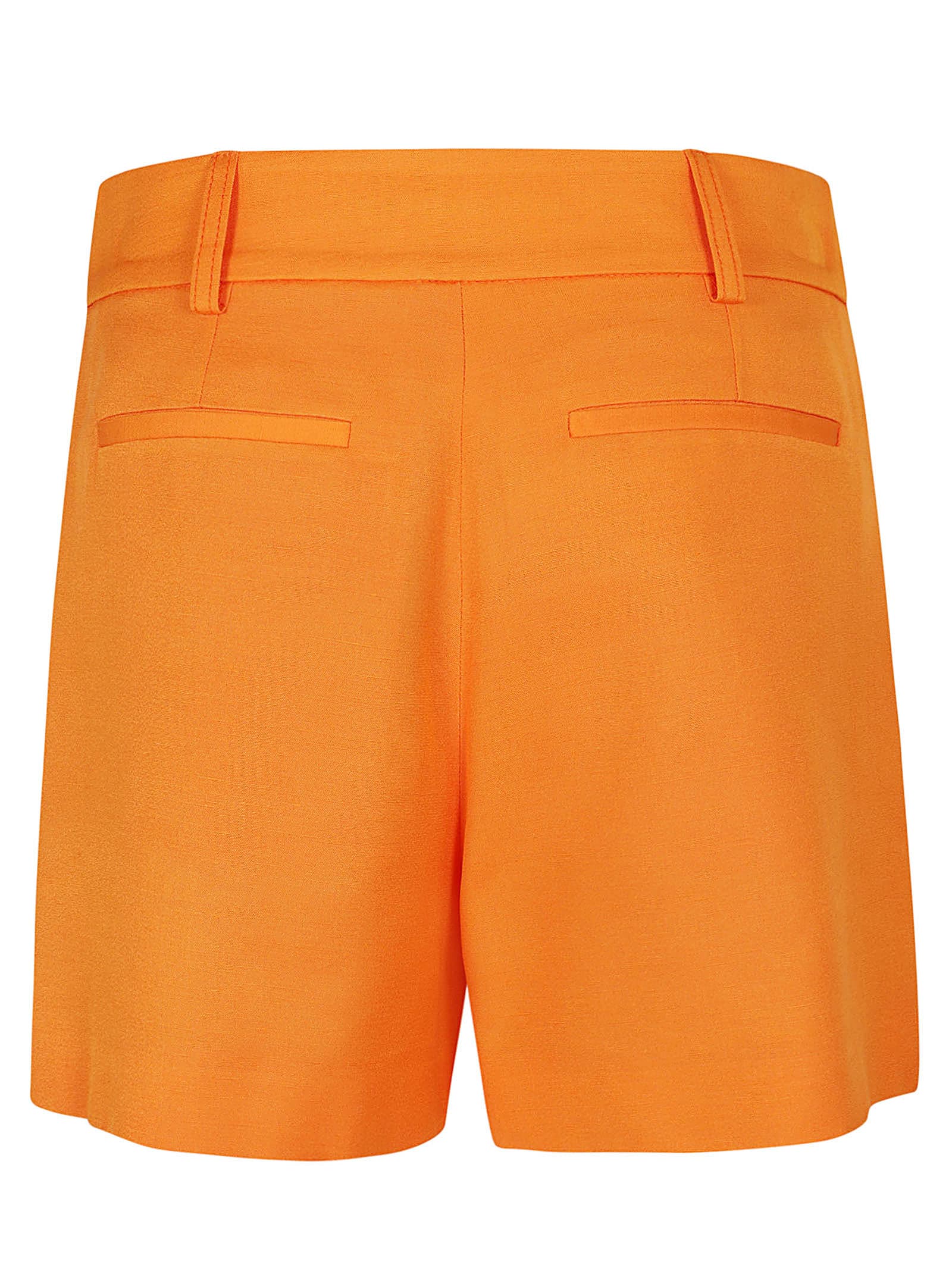 Shop Stella Mccartney Tailored Shorts In Bright Orange