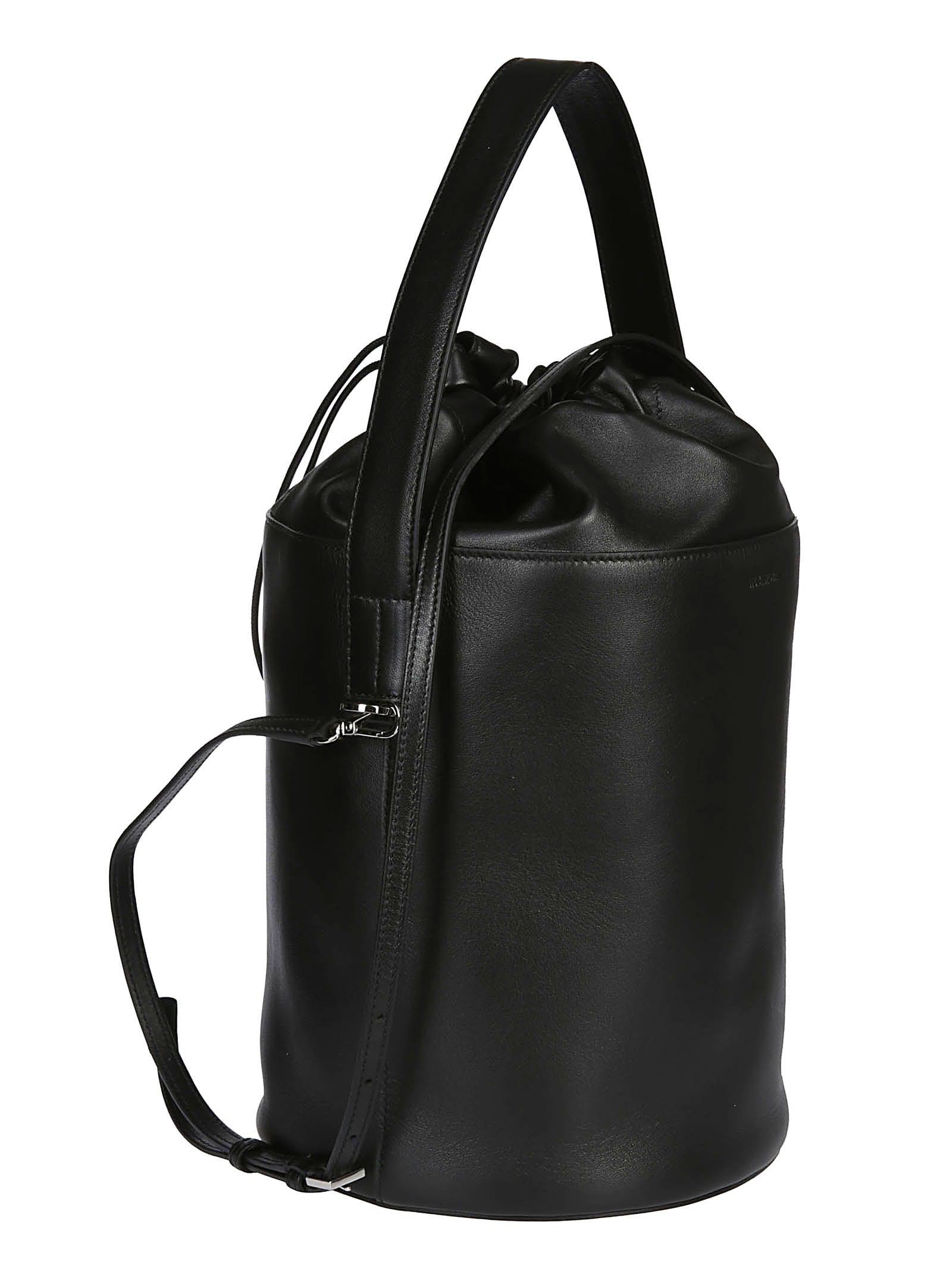 Jil Sander Jil Sander Medium Bucket Bag - Black - 11011400 | italist