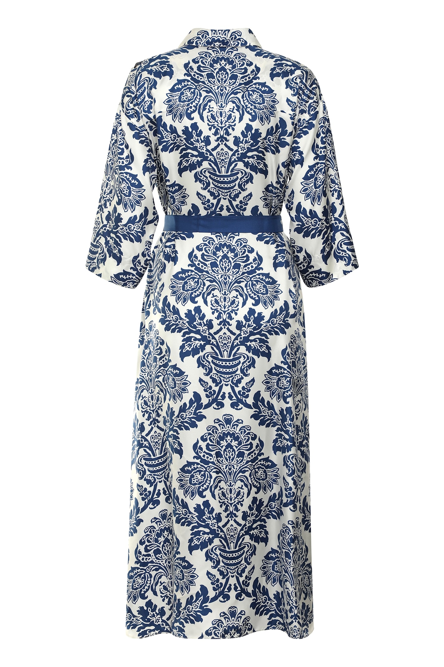 S Max Mara Women's Camelia Printed Silk Shirtdress In Blue